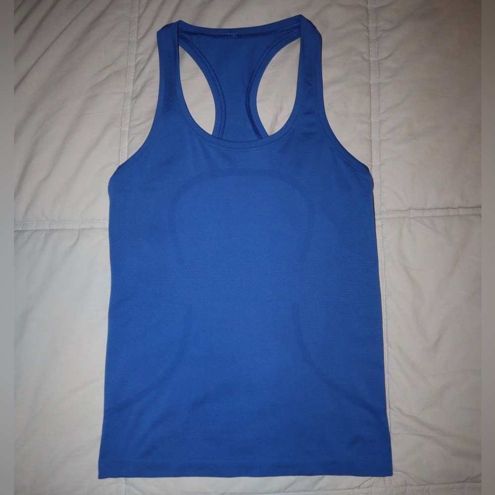 SOLD — Lululemon Swiftly Tech Racerback Tank Top 2.0 — Symphony Blue, Size 6